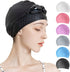 Tripsky Silicone Swim Cap, Comfortable Bathing Cap for Curly Short Medium Long Hair, Ideal for Swimming and Showering