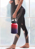 Half Gallon Insulated Water Bottle Jug, 64 oz Stainless Steel Sports Flask with Straw, Navy Blue