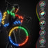 3 Woanger Pcs LED Bike Lights for Night Riding Bicycle Frame and Wheel Lights Battery Powered Bike Accessories Gifts