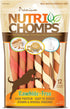 NutriChomps Dog Chews, 5-inch Twists, Rawhide-Free Treats, 12 Count, Real Chicken, Peanut Butter, Milk flavors