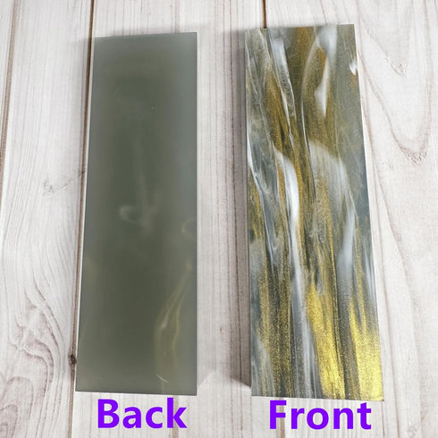 Pre-Cut Epoxy Resin Scales Blanks for Decorative Inlays in Guitar Bodies, Necks, Engraved Knife Handle and Gun Grips
