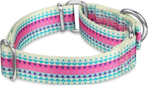 Martingale Dog Collar, No Pull Heavy Duty Pet Collar for Medium and Large Dogs, Silky Soft Candy Purple