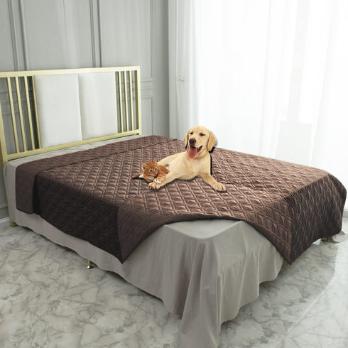Ameritex Reversible Waterproof Blanket Dog Bed Cover, Pet Blanket for Furniture, Couch, Bed, Sofa