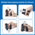 Hand Grip Strengthener Set, 2 Pack Forearm Exerciser and Finger Gripper, Soft Foam Trainer for Increasing Grip
