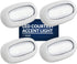 Five Oceans Oblong LED Courtesy Light, 4 Pack Marine Accent Lights for Boat Interior