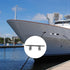 Stainless Steel Boat Cleat, Open Base Dock Cleats with Nuts, Towel Hooks Rope Cleat with Fasteners for Wall, Boats,