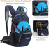 Lightweight Waterproof Hiking Daypack, 15L Durable Backpack for Skiing, Snowboarding, Running