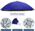 PATIKIL Umbrella Hat, 27 Inch Hands-Free Fishing Cap with Elastic Headband for Camping Gardening Hiking