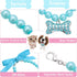 Frienda 5 Pcs Pet Pearl Necklace Diamond Crystal Dog Collars with Bling Rhinestones, Wedding Collar for Puppy Pets (S)