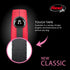 FLEXI New Classic Retractable Dog Leash (Tape), 10 ft, Extra Small, Red, Ergonomic, Durable, Tangle Free for Dogs