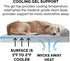 Furhaven Cooling Gel Dog Bed for Medium/Small Dogs, Removable Bolsters, Washable Cover, Faux Fur & Velvet, Smoke Gray