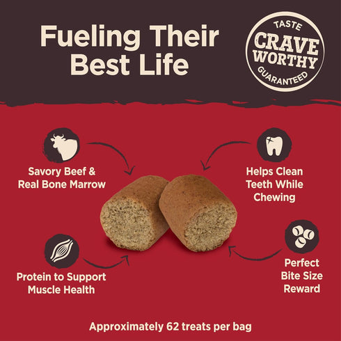 Wellness CORE Healthy Joints Crunchy Dog Treats, Grain Free, 8 Ounce Bag