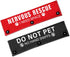 Nervous Rescue/Do Not Pet Friendly Dog Leash Sleeve - 2 Set for Rescue and Anxious Dogs - Pet Birthday Gift