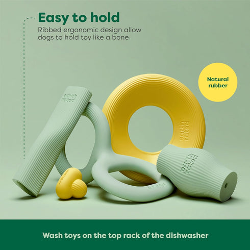 Earth Rated Enrichment Dog Toy, Natural Rubber, Dishwasher and Freezer-Safe, Small Green for Adult and Puppy Dogs