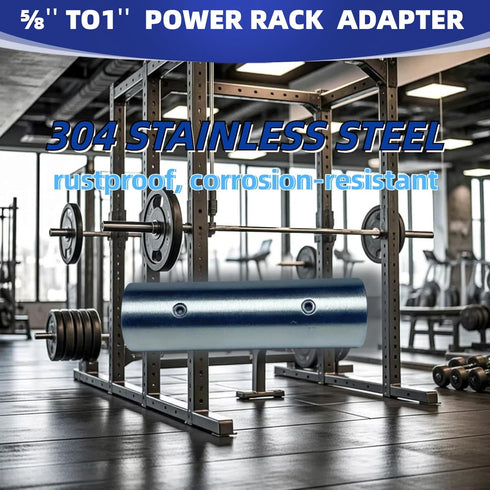 WZKO 5/8" 1" 2"x2" 3"x3" 2 Pack to Power Rack Cages Rigs Attachment Pin Adapter Sleeve