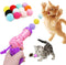 Mewlmart Interactive Cat Toys for Indoor Cats Pink Cat Pom Pom Balls