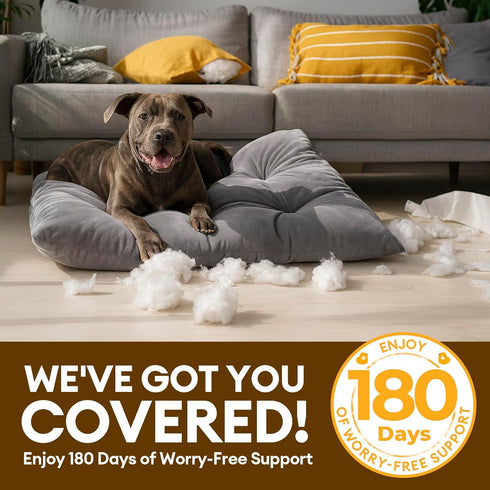 2 1 Mattress,35.4" 22.8", FUNNY FUZZY in Dog Bed Crate Pad Mat, Washable Reversible Pet Floor Mats,Fluffy Kennel Pad
