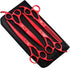 Purple Dragon 7.0 inch Professional Pet Grooming Scissors Kit, 4PCS, Japan Premium Steel, Straight & Curved & Thinning