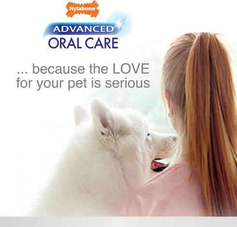 Nylabone Advanced Oral Care Water Additive for Cats & Dogs, Peppermint, 16 oz Liquid Tartar Remover