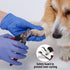 MA DREAMNEX 4-in-1 Pet Hair Removal Glove for Dogs & Cats Kit, Pet Grooming & Deshedding Glove, Electrostatic Pet Hair