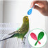 TTFdacai 6 Hammer Pcs Parrot Rattle Shaker Musical Sound Toy Funny Bell Toys Mini Sand Bird Parrot Toys for Chicken