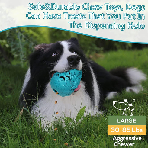 Dragon Egg Dog Toy for Aggressive Chewers - Indestructible Tough Dog Toys for Medium Large Dogs, Puppy Toys