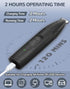 Dog Clippers for Grooming, 2 Speed Low Noise Cordless Trimmer for Small Pets, Rechargeable Hair Clippers (Black)