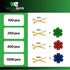 Wedge Guys Bamboo Golf Tees 1-1/2, 2-3/4 & 3-1/4" (100, 250, 500 or 1000 pcs, Free Ball Marker, Stronger Than Wood
