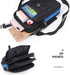 Senient Wolf Waterproof Nylon Phone Bag, Multifunctional Small One Shoulder Crossbody Wallet for Travel