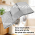 Dmnnlp 32.3"x22"x15.7" 6 Potty(Gray2) Dog Pee Pad Holder with High Walls, No-Splash Indoor Dog Potty Box with Clamps