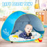 Monobeach Baby Beach Tent, Portable Pop Up Shade Pool, UV Protection Sun Shelter for Infants