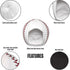 Maccabi Art Baseball Dog Bed, 16x18x16 Igloo Design, Sports Themed for Small Dogs, Puppies, and Cats