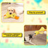 Qbustv Yellow Duck Dog Toy - Large Plush Stuffed Animal Chew Toy for Large Breed Dogs, Interactive Puppy Toy