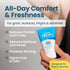 SweatBlock Super Fresh Body Powder Lotion Talc Free, Anti-Chafing, Deodorizing, Natural Ingredients, 4 fl oz