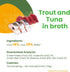 almo nature HQS Natural Trout & Tuna, Grain Free, Adult Cat Canned Wet Food, Flaked, 24 x 2.47 oz
