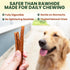25 Pack 6 Inch 100% Standard Bully Sticks for Medium to Large Dogs Beef Pizzle, Single Ingredient Rawhide-Free Dental