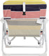 MIIEELO Outdoor Foldable Camp Chair, Portable Leisure Chair with Arm Rest, Sturdy & Comfortable Foldable Beach Chair
