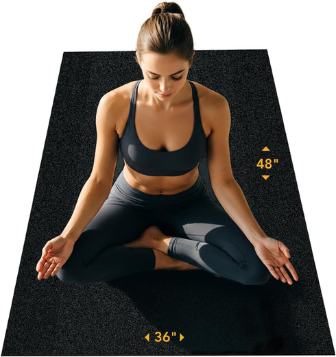 Rubber King Multi-Purpose Exercise Mat - 100% Recycled Thick Rubber Mat for