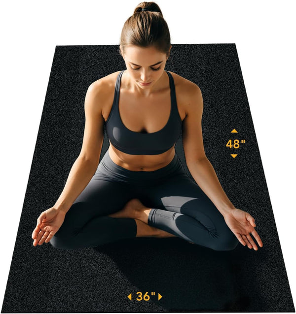 Rubber King Multi-Purpose Exercise Mat - 100% Recycled Thick Rubber Mat for