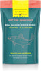 Organic Freeze Dried Dog & Cat Treats - Single Ingredient, Grain Free Food Toppers, Salmon, 3.5 oz Bag