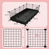 Cages,49.2x24.6x12.2inch Hamster,Bunny,Hedgehog,Chinchilla,Ferret,Indoor Panels-12pcs Small Animal Playpen