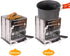 Portable Folding Camping Wood Stove for Outdoor Cooking, Lightweight Stainless Steel with Grill
