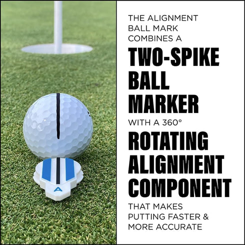 Golf Marker - Golf Accessories for Putting Aid, Golf Ball Alignment Tool for Accurate Putting