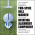 Golf Marker - Golf Accessories for Putting Aid, Golf Ball Alignment Tool for Accurate Putting