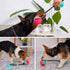Guardians Dog Chew Toy with Suction Cup for Aggressive Chewers, Puppy Training Treats, Food Dispensing Ball, Pet Teeth Cleaning Rope Toys for Small Medium Dogs (Blue&Red)