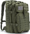 QT&QY 45L Military Tactical Backpack for Men, MOLLE 3 Day Assault Pack, Ideal for Camping, Hiking, Trekking
