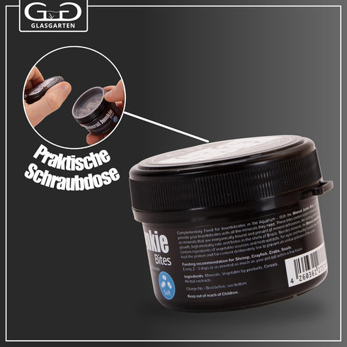 (50g) GlasGarten Mineral Junkie Bites (Sticks) for Shrimps, Crayfish, Crabs, Snails