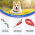 Chew Proof Chain Dog Leash 5.5ft Heavy Duty Metal Pet Lead with Soft Rope Handle for Medium Large Dogs