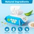 600 Count, 100% Prime Pets Dog Wipes for Paws and Butt, Pet Wipes for Dogs & Cats, Fragrance Free, Deodorizing Puppy