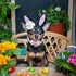 Unique Style Paws Easter Dog Collar with Bow, Colorful Egg Pet Collar for Small Medium Large Dogs